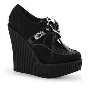 5 1/4 Wedge Platform Creeper with Heart O Ring